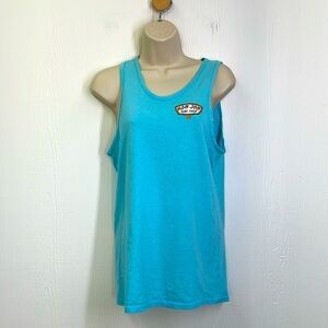 Billabong - Baby Blue Ron Jon Surf Shop Palm Tree Tank Top Size Small